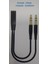 Aux To 2 Aux Kablo 3.5 mm Jack Girişini 2 Aux A Çeviren Kablo Mikrofon ve Kulaklık Çevirici Aparat Aux Stereo Kulaklık Çoklayıcı No 193 2
