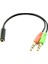 Aux To 2 Aux Kablo 3.5 mm Jack Girişini 2 Aux A Çeviren Kablo Mikrofon ve Kulaklık Çevirici Aparat Aux Stereo Kulaklık Çoklayıcı No 193 3