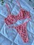 Özel Seri Love Pembe Kalpli Bralet Sütyen& Tanga Iç Çamaşır Takım 2