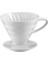 Seramik Kahve Dripper - Porselen Kahve Dripper - Kahve Demleyici - Kahve Aleti - No: 2 - Beyaz (Hario V60 Benzeri) 3