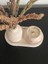 Menashop Dekoru Bebek Pampas Vazo, Tepsi, Mum Set. 2