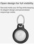 Menashop Airtag Için Anahtarlıklı Secure Holder - Siyah 2