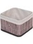 Bambu Çok Amaçlı Saklama Kutusu Düzenleyici Kare Organizer, Dekoratif Bambu Düzenleyici Gri (20X20X13CM) 2