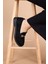 Akpan Kadın Siyah Süet Loafer PC-54169 1