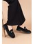 Akpan Kadın Siyah Süet Loafer PC-54169 3
