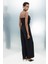 Moda Ilgi Kadın Drape Detaylı Askılı Tulum M06657 Siyah 4
