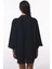 Siyah Sienna V Yaka Midi Oversize Gömlek 2