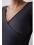 Antrasit Yaka Detay Uzun Kollu Bodysuit 4