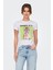 Onlvıbe Lıfe S/s Glasses Beyaz Kadın Kısa Kol T-Shirt 3