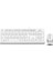 A4 Tech F1010 USB Q Trk Optic Mouse Beyaz/gri Standart Klavye - Mouse Set 1