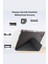 Apple iPad 11. Nesil A16 2025 Uyumlu 10.9 Inç Kalem Bölmeli Standlı Fuchsia Tri Folding Tablet Kılıfı 3