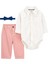 Erkek Bebek Body Pantolon Set 3'lü Paket 1