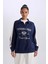 Lacivert Kadın Sweatshirt D7131AX/NV241 3