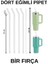 4 Lü Cam Pipet, Stanley Adventure Quencher Seyahat Bardakları Için 31 cm Uzunluğunda Cam Pipetler (4 Adet Eğimli ve 1 Temizleme Fırçası) 1