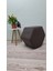Ahşap Ayaklı Keten Kumaş Altıgen Puf&bench Koltuk/tabure 4
