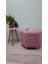 Ahşap Ayaklı Keten Kumaş Altıgen Puf&bench Koltuk/tabure 1