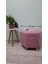 Ahşap Ayaklı Keten Kumaş Altıgen Puf&bench Koltuk/tabure 2
