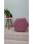 Ahşap Ayaklı Keten Kumaş Altıgen Puf&bench Koltuk/tabure 3