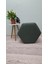 Ahşap Ayaklı Keten Kumaş Altıgen Puf&bench Koltuk/tabure 3
