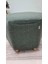 Ahşap Ayaklı Keten Kumaş Altıgen Puf&bench Koltuk/tabure 5