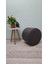 Ahşap Ayaklı Keten Kumaş Yuvarlak Puf&bench Koltuk/tabure 4