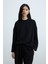 Siyah Luna İnce Sweatshirt 2