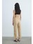Camel Paper Poplin Pantolon 4