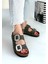 Ceylinmoda Nool Yeşil Nubuk Terlik 3