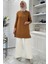 Gonca Taşlı Triko Tunik Camel 3