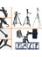 Telefon ve Fotoğraf Makinası Takılabilen Bluetooth Kumandalı 146 cm Tripod-Findit 2