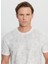 Bisiklet Yaka Baskılı Ekru Erkek T-Shirt ACE091252270_EKR 4