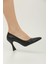 Kadın Topuklu Siyah Stiletto 5
