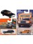 2 Araç Mercedes-Benz W123 Wagon Set - Siyah & Turuncu (1/64) 1