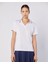 Elegance Polo Wmn Kadın Beyaz Regular Fit Polo Yaka Tişört 1