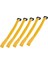 Sarı 5pcs Tarzı 5 Adet Bisiklet Sabitleme Kayışı Çok Fonksiyonlu 26CM Sabit Kayış Sihirli Bant Bisiklet Şişe Bandaj Mtb Bisiklet Malzemeleri Aksesuarları (Yurt Dışından) 1