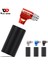 Kırmızı Stil Bisiklet Şrader Presta Adaptörü Için Co2 Pompası Taşınabilir Bisiklet Mini Hava Pompası Inflator Alüminyum Lastik Tüp El Pompası Co2 Kartuşu Yok (Yurt Dışından) 4