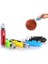 Siyah Stil 16 cm Mini Top Pompa Taşınabilir Plastik Çift Eylem Spor Topları Basketbol Futbol Futbol Yoga Topu El Hava Pompası Şişirici ile (Yurt Dışından) 3