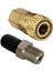 Kadın 1-8 Bspp Stili Hızlı Bağlantılı M10 x B Npt Dolum Fiti Kadın Erkek Ayrılabilir Kuplaj 8mm (Yurt Dışından) 1