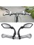 Yuvarlak Sol Stil Bisiklet Direksiyon Arka Görüş Aynası Geniş Açılı Geri Görüş Reflektör Ayarlanabilir Sol Sağ Scooter Motosiklet Bisiklet Aynası (Yurt Dışından) 3