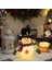 Noel Kardan Adam Bebek Süsleri Aydınlık Bebek Işıkları ile Noel Kar Taneleri Kardan Adam Bebek Çocuk Hediyesi (Yurt Dışından) 1
