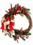 Yeni 40 Cmpe Süslemeleri Çam Kozalağı Kırmızı Meyve Noel Bez Çiçek Duvar Asılı Kapı Asılı Noel Çelenk (Yurt Dışından) 1