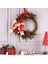 Yeni 40 Cmpe Süslemeleri Çam Kozalağı Kırmızı Meyve Noel Bez Çiçek Duvar Asılı Kapı Asılı Noel Çelenk (Yurt Dışından) 2