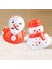 YH8331 Noel Küçük Kardan Adam Figürleri Oyuncaklar Mini Tumbler Daruma Noel Oyuncakları Masaüstü Dekorasyon Için Set (Yurt Dışından) 4