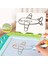 5503 Çocuklar Manyetik Dıy Çizim Tahtasında Küçük Çocuklar Tablet Ayaklı Yazma Doodle Tablet-Pembe (Yurt Dışından) 3