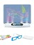 3D Floresan Çizim Tahtasında 16X12 cm Light Up Yazma Pedi Doodle Tahtası Eğitici Oyuncak Çocuklar Için-Okyanus Tarzı (Yurt Dışından) 2