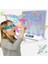 3D Floresan Çizim Tahtasında 16X12 cm Light Up Yazma Pedi Doodle Tahtası Eğitici Oyuncak Çocuklar Için-Okyanus Tarzı (Yurt Dışından) 3