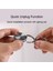 Sıkıştırılmış Kolye Gyro Spinner Kolye Anahtarlık Metal Iplik Jiroskop Serin Fidget Oyuncak-Paslanmaz Çelik Spiral Desen (Yurt Dışından) 2