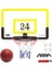 Yumruksuz Plastik Basketbol Potası Seti Basketbol Askı Montaj Oyunu Çocuklar Çocuklar Için Yetişkinler-Sarı (Yurt Dışından) 1