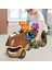 Çocuklar Dinozor Şekilli Araba Oyuncak Seti Araç Playset Kaydırmalı Sesli Işık Tasarımı (Yurt Dışından) 4