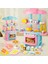 AL18045 Çocuk Kız Playset Oyuncak Seti Mini Plastik Oyun Tencere Tavalar Su Isıtıcısı Soba Mutfak Soba Gıda-Rastgele Renk (Yurt Dışından) 3